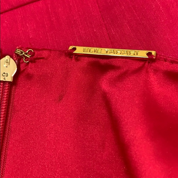 Elie Tahari NWT Pink Isa Ruffle Skirt Dress, 6 - Picture 9 of 11